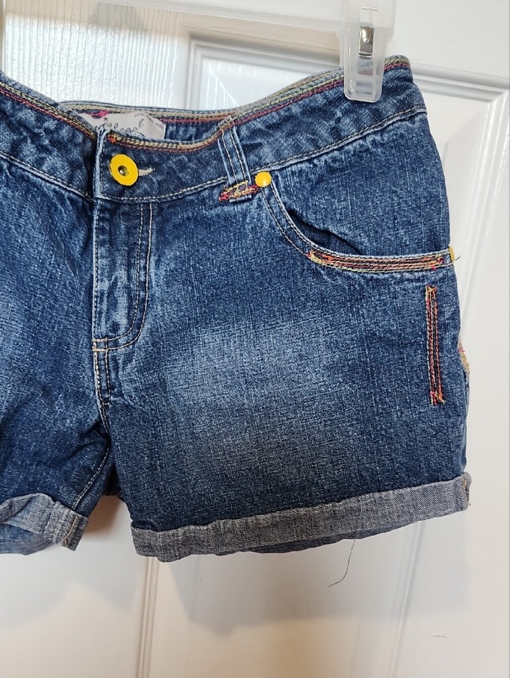 Vintage Y2K Illegal Jeans Girls Blue Denim Shorts-Perfect For Summer! - Picture 6 of 15